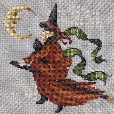 陰*K様 【最終値下げ】BACK STREET CRAWLE 刺繍 ドクロ ベル Kreinik Manufacturing > Halloween Cross Stitch > Midnight Ride